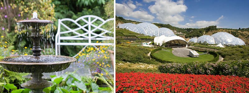 Se The Lost Gardens of Heligan og Eden Project i Sydengland